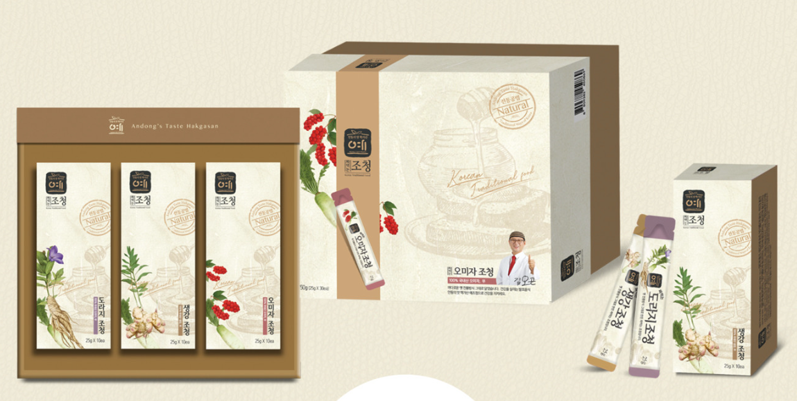 안동학가산 예조청 짜먹는 혼합 조청 750g(25gx30포)